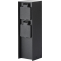 Brilagi - Εξωτερική κολώνα πριζών PILLAR 2Z SCHUKO 230V IP44 μαύρη