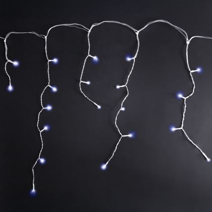 Brilagi - Εξωτερική LED γιρλάντα 200xLED/8 λειτουργίες 13m IP44 ψυχρό λευκό σταλακτίτες