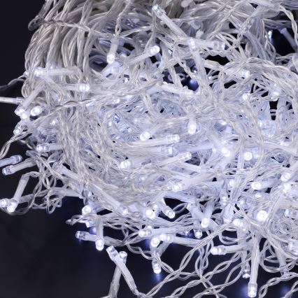 Brilagi - Εξωτερική LED γιρλάντα 200xLED/8 λειτουργίες 13m IP44 ψυχρό λευκό σταλακτίτες