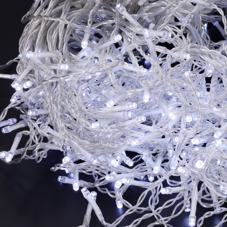 Brilagi - Εξωτερική LED γιρλάντα 200xLED/8 λειτουργίες 13m IP44 ψυχρό λευκό σταλακτίτες