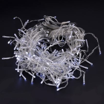 Brilagi - Εξωτερική LED γιρλάντα 200xLED/8 λειτουργίες 13m IP44 ψυχρό λευκό σταλακτίτες