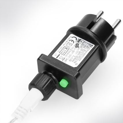 Brilagi - Εξωτερική LED γιρλάντα 200xLED/8 λειτουργίες 13m IP44 ψυχρό λευκό σταλακτίτες