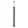 Brilagi - Εξωτερικό φωτιστικό ELIA 1xE27/20W/230V IP44 100 cm ματ χρώμιο