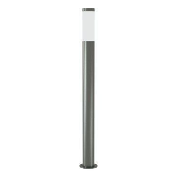Brilagi - Εξωτερικό φωτιστικό ELIA 1xE27/20W/230V IP44 100 cm ματ χρώμιο