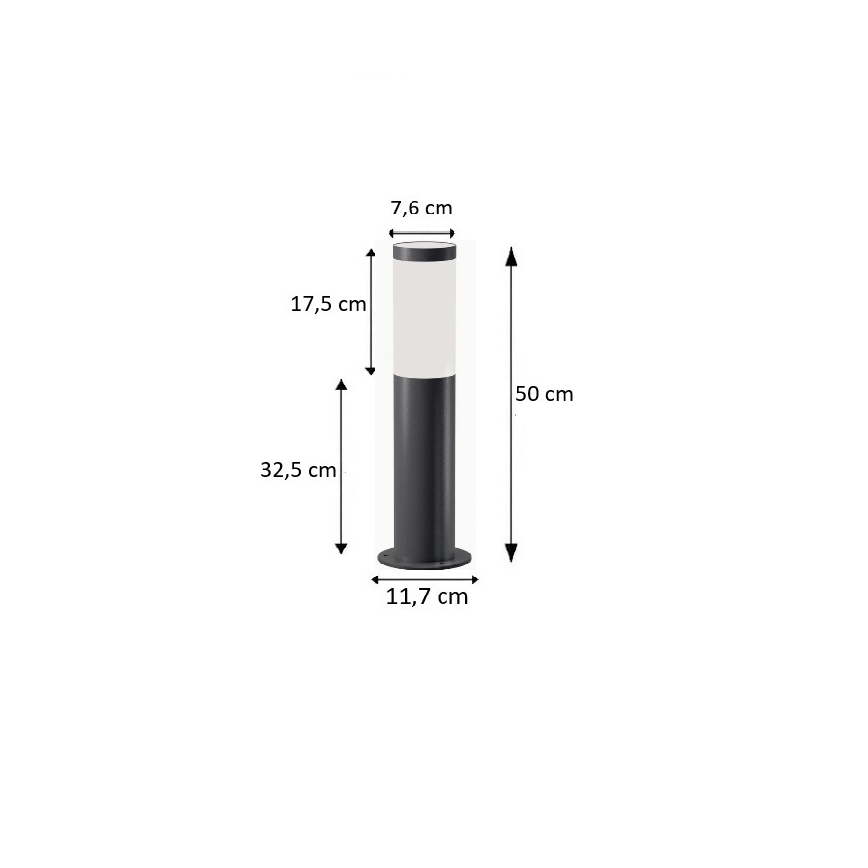 BRILAGI - Εξωτερικό φωτιστικό ELIA 1xE27/20W/230V IP44 50 cm ανθρακί
