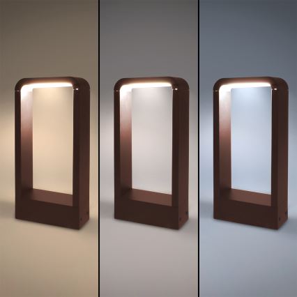 Brilagi - Εξωτερικό φωτιστικό LED BARI LED/7W/230V 3000/4000/6000K καφέ IP54 30 cm