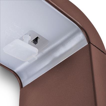 Brilagi - Εξωτερικό φωτιστικό LED BARI LED/7W/230V 3000/4000/6000K καφέ IP54 30 cm