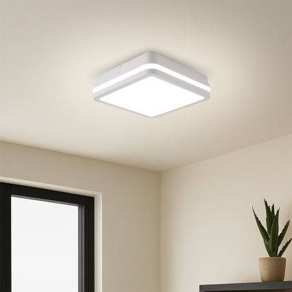 Brilagi - Εξωτερικό φωτιστικό LED BENE LED/18W/230V 22x22 cm λευκό IP54