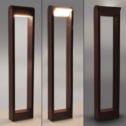 Brilagi - Εξωτερικό φωτιστικό LED CROTONE LED/7W/230V καφέ IP54 80 cm