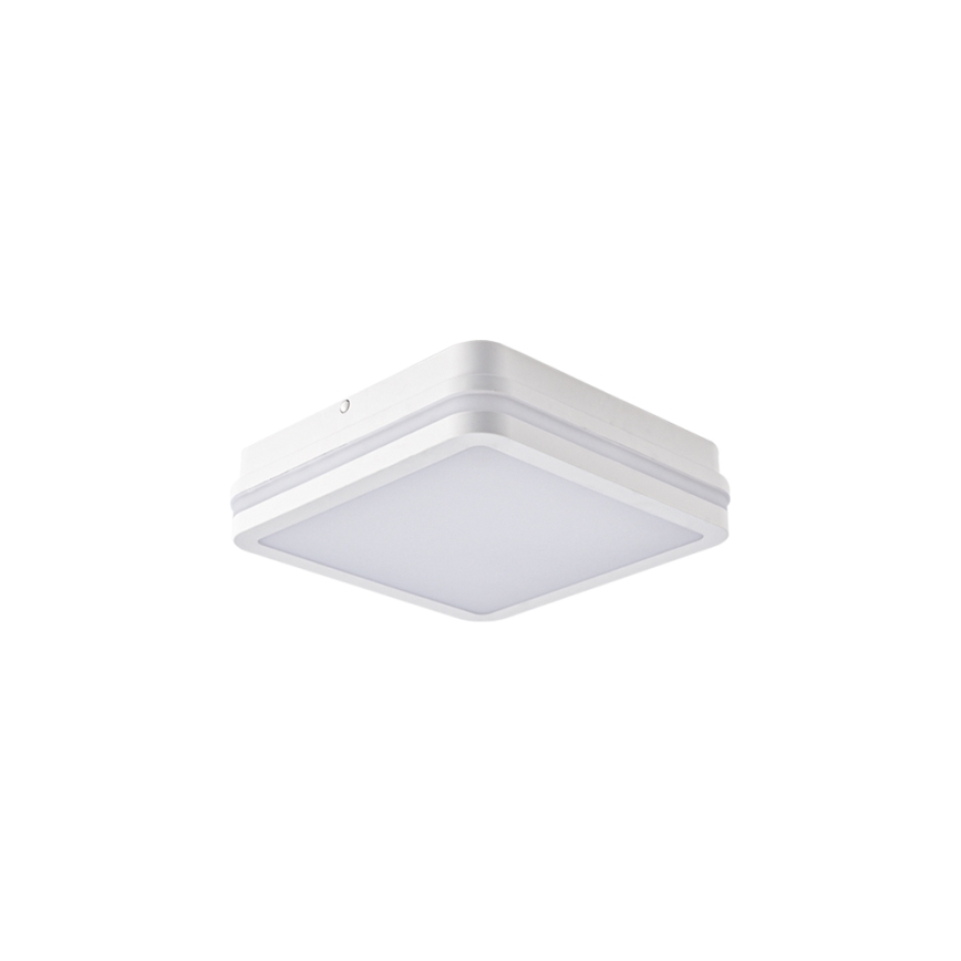 Brilagi - Εξωτερικό φωτιστικό LED με αισθητήρα BENE LED/18W/230V 22x22 cm λευκό IP54