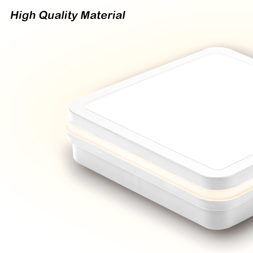 Brilagi - εξωτερικό φωτιστικό LED με αισθητήρα BENE LED/24W/230V 26x26 cm λευκό IP54