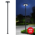 Brilagi - Εξωτερικό φωτιστικό δρόμου LED με κολώνα 4 m URBANSPARK LED/120W/230V μαύρο IP65