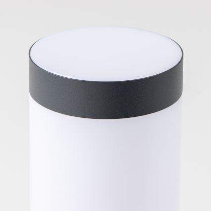 Brilagi - Εξωτερικό φωτιστικό με 2 υποδοχές SCHUKO NOVA 1xE27/15W/230V 40 cm IP44 ανθρακί