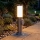 Brilagi - Εξωτερικό φωτιστικό με 2 πρίζες SCHUKO NOVA 1xE27/15W/230V 40 cm IP44 ματ χρώμιο