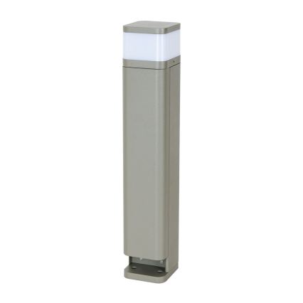 BRILAGI - Εξωτερικό φωτιστικό με 2 πρίζες SCHUKO PILLAR 1xG9/11W/230V IP44 γκρι
