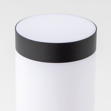Brilagi - Εξωτερικό φωτιστικό με 2 πρίζες SCHUKO NOVA, 1xE27/15W/230V, 40 cm, IP44, μαύρο