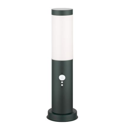 Brilagi - Εξωτερικό φωτιστικό με αισθητήρα NOVA 1xE27/15W/230V 40 cm IP44 ανθρακί