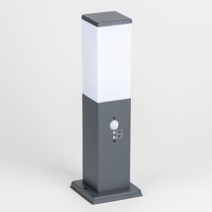 Brilagi - Εξωτερικό φωτιστικό με αισθητήρα NOVA 1xE27/15W/230V 40 cm IP44 ανθρακί