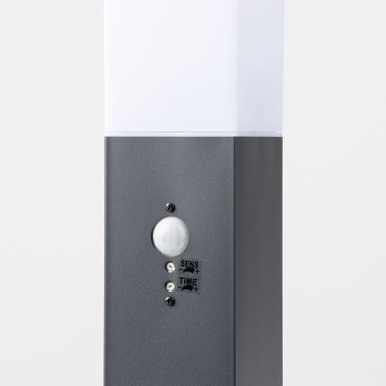 Brilagi - Εξωτερικό φωτιστικό με αισθητήρα NOVA 1xE27/15W/230V 40 cm IP44 ανθρακί