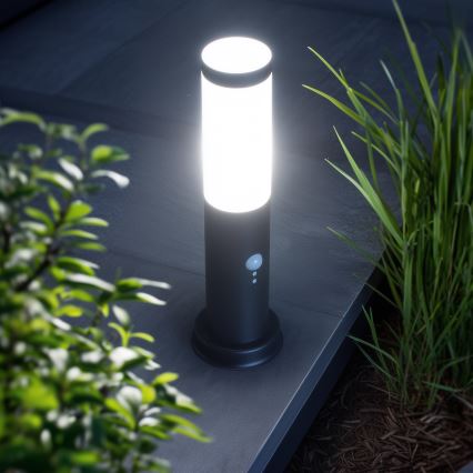 Brilagi - Εξωτερικό φωτιστικό με αισθητήρα NOVA 1xE27/15W/230V 40 cm IP44 μαύρο