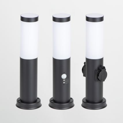 Brilagi - Εξωτερικό φωτιστικό με αισθητήρα NOVA 1xE27/15W/230V 40 cm IP44 μαύρο
