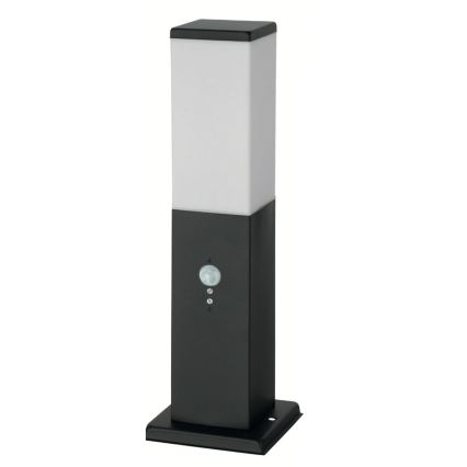 Brilagi - Εξωτερικό φωτιστικό με αισθητήρα NOVA 1xE27/15W/230V 40 cm IP44 μαύρο