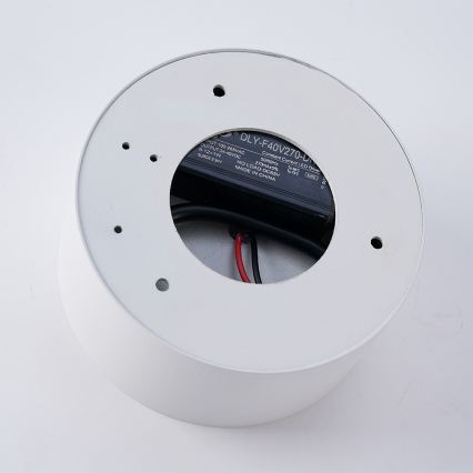 BRILAGI - Εξωτερικό φωτιστικό οροφής FORIS LED/9W/230V, Ø 9 cm, λευκό, IP44