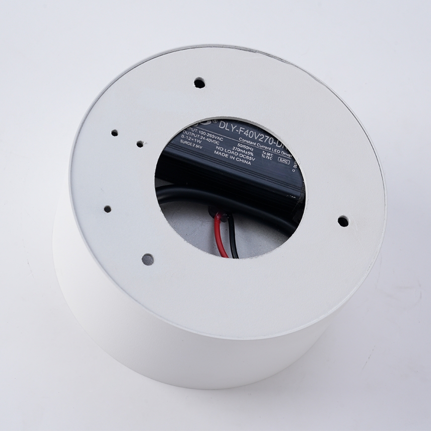 BRILAGI - Εξωτερικό φωτιστικό οροφής FORIS LED/9W/230V, Ø 9 cm, λευκό, IP44