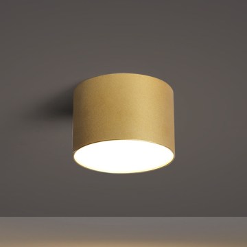 BRILAGI - Εξωτερικό φωτιστικό οροφής FORIS LED/9W/230V Ø 9 cm χρυσό IP44