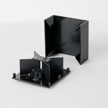 Brilagi - Εξωτερικό LED φωτιστικό τοίχου DOUBLERAY LED/4W/230V μαύρο IP65