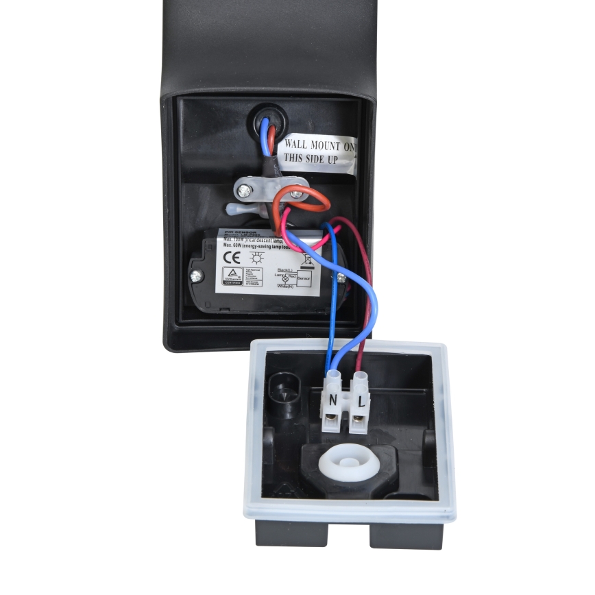 Brilagi - Εξωτερικό επιτοίχιο φωτιστικό LED με αισθητήρα ARCELO LED/9W/230V IP44