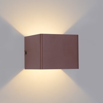 Brilagi - Εξωτερικό επιτοίχιο φωτιστικό DONNANI LED/5W/230V καφέ IP44
