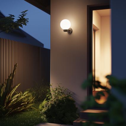 BRILAGI - Εξωτερικό επιτοίχιο φωτιστικό HARBOR 1xE27/40W/230V IP33 ανθρακί/λευκό