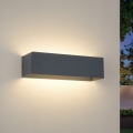 Brilagi - Εξωτερικό επιτοίχιο φωτιστικό LED DONNANI LED/12W/230V 30 cm ανθρακί IP44