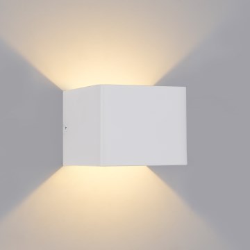 Brilagi - Εξωτερικό επιτοίχιο φωτιστικό LED DONNANI LED/5W/230V 10 cm λευκό IP44