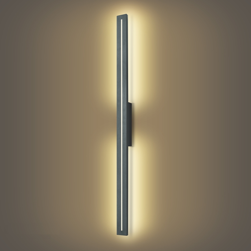 Brilagi - Εξωτερικό επιτοίχιο φωτιστικό LED LINEO LED/24W/230V 3000K IP65 100 cm ανθρακί CRI 90