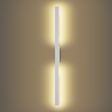 Brilagi - Εξωτερικό επιτοίχιο φωτιστικό LED LUNA LED/24W/230V 3000K IP65 100 cm λευκό CRI 90