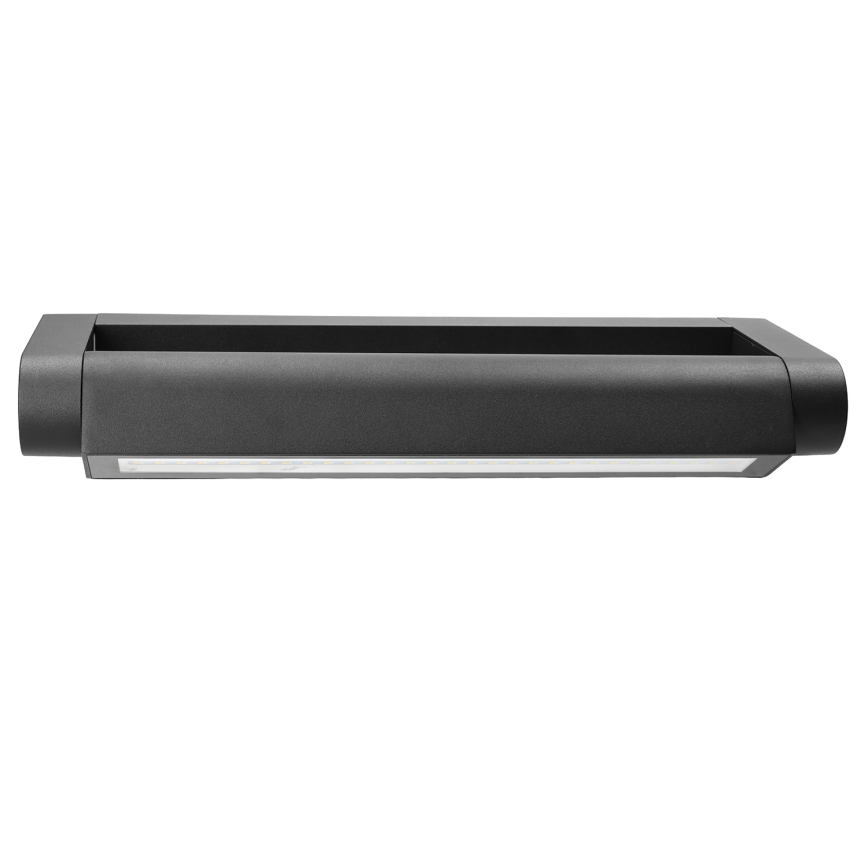 Brilagi - Εξωτερικό επιτοίχιο φωτιστικό LED SALERNO LED/12W/230V 35,5 cm μαύρο IP65