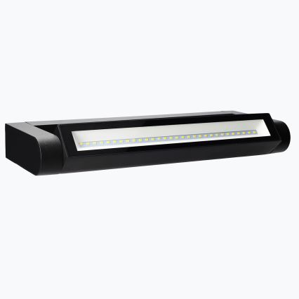 Brilagi - Εξωτερικό επιτοίχιο φωτιστικό LED SALERNO LED/12W/230V 35,5 cm μαύρο IP65