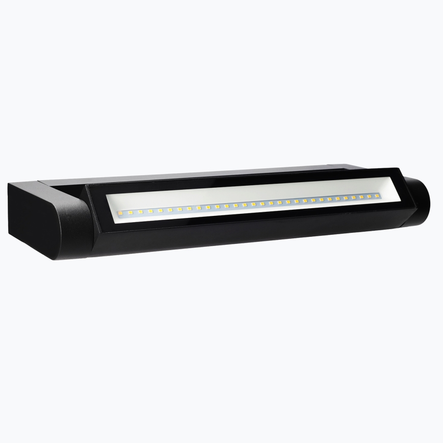 Brilagi - Εξωτερικό επιτοίχιο φωτιστικό LED SALERNO LED/12W/230V 35,5 cm μαύρο IP65