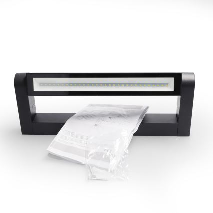 Brilagi - Εξωτερικό επιτοίχιο φωτιστικό LED SALERNO LED/12W/230V 35,5 cm μαύρο IP65