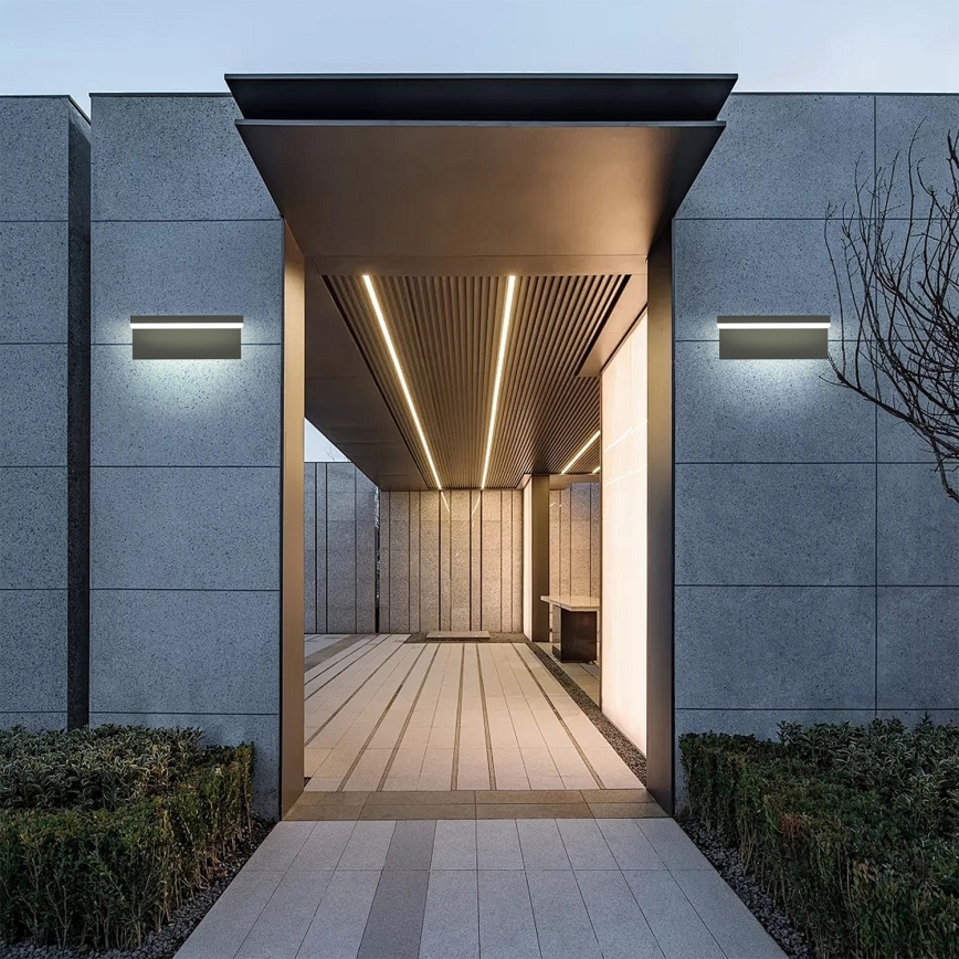 Brilagi - Εξωτερικό επιτοίχιο φωτιστικό LED TESSI LED/10W/230V μαύρο IP54