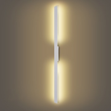 Brilagi - Εξωτερικό επιτοίχιο φωτιστικό LUNA LED/30W/230V 3000K IP65 150 cm λευκό CRI 90