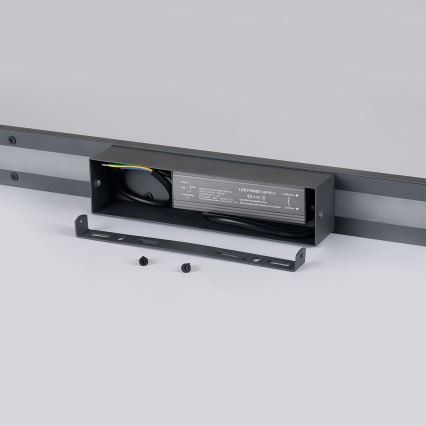 Brilagi - Εξωτερικό επιτοίχιο φωτιστικό LED LUNA 30W/230V 4000K IP65 150 cm ανθρακί CRI 90