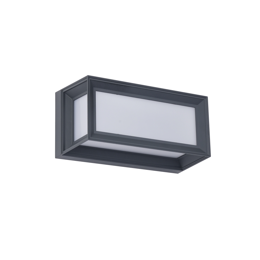 Brilagi - LED εξωτερικό επιτοίχιο φωτιστικό PARKER LED/12W/230V 3000/4500/6000K ανθρακί IP44