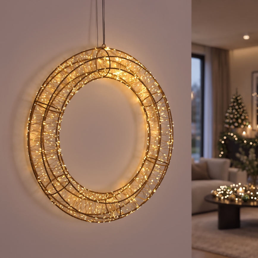 BRILAGI - Εξωτερικό χριστουγεννιάτικο στεφάνι LED/5,4W/230V IP44 διάμ. 50 cm