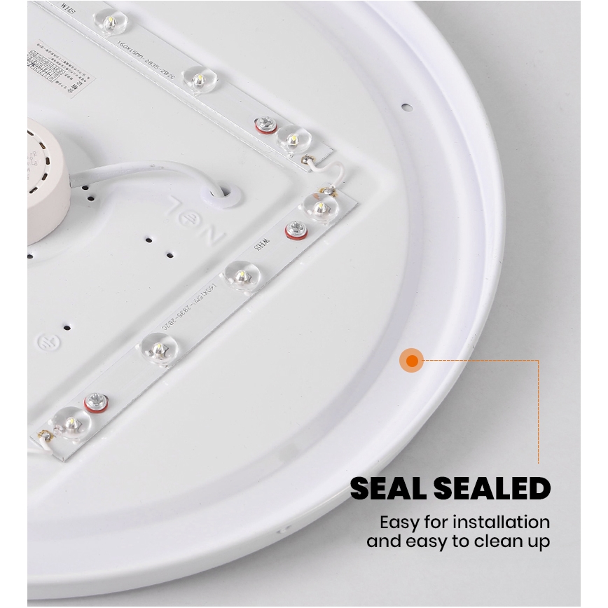 Brilagi - Ρυθμιζόμενο φωτιστικό οροφής LED SMART 24W/230V Ø 38 cm 2700-6500K Wi‑Fi Tuya + τηλεχειριστήριο