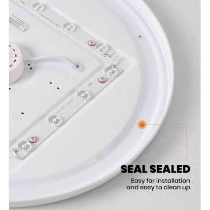 Brilagi - LED ρυθμιζόμενο φωτιστικό οροφής έξυπνο LED/36W/230V Ø 48 cm 3000-6000K Wi‑Fi Tuya Beacon + τηλεχειριστήριο