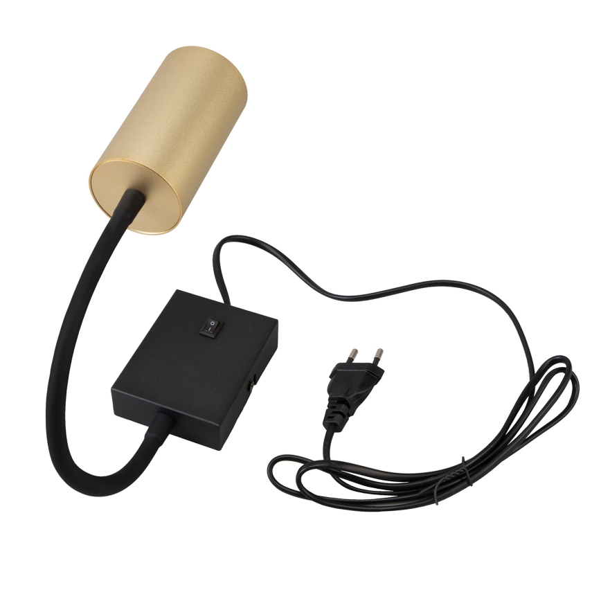 Brilagi - Εύκαμπτο φωτιστικό τοίχου SELE 1xGU10/30W/230V μαύρο/χρυσό