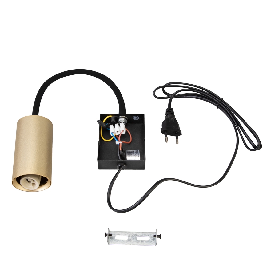 Brilagi - Εύκαμπτο φωτιστικό τοίχου SELE 1xGU10/30W/230V μαύρο/χρυσό